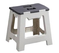WLH Alexanders Tabourets Marchepied Pliable et Portable, antidérapant, Polyvalent et léger, idéal for Les Bureaux, Les salles de Bains, Les Cuisines et Les Salons. Tabouret Haut(Elegant Gray,22.5cm)