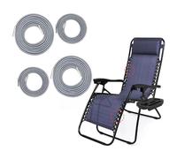 WLHFDC 4Pcs Corde Remplacement Élastiques Universelle pour Lafuma Fauteuil Relax,Lacets Elastiques Zero Gravity Chaise,Elastique pour Transat pour Transat Pliante Inclinable Chaise,Fauteuil Relax