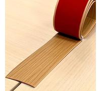 WLHFDC Barre de Seuil Autoadhésive,Barres de Transition de Seuil,Bande Décorative en Flexible PVC,Bande de Transition Sol pour Les Espaces Entre les Carreaux,les Sols en Bois (Chêne Jaune,2M)