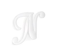 WLHHBO Breloques en forme de lettre de l'alphabet - Accessoires compatibles avec insert - Lettre décorative pour sac à main en caoutchouc, sac de plage, sac fourre-tout - Tous les modèles (Blanc-R),