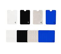 WLICCHS Lot de 24 porte-cartes RFID pour homme et femme - Protection RFID sans contact - Protection antivol - Blocage RFID pour cartes bancaires, cartes d'identité, multicolore, 1 mm x 65 mm x 90 mm,
