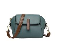 WLight Sac à bandoulière tendance et polyvalent en cuir souple pour enfants, bleu, Taille unique