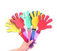 WLIHDB 10 pièces Main Clapper Accessoire Paume Clap acclamant Cadeau d'anniversaire fête applaudissements Jouet Fans de Football pour Fêtes