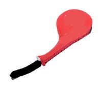 WLIHDB Cible De Main De Boxe Lot de 2 Coussinets Frappe Doubles en éponge PU for l'entraînement pour La Boxe, Le Taekwondo(Red)