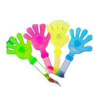 WLIHDB Clap à Main coloré, Accessoires de Joie, Jouets applaudir la, Cadeaux fête d'anniversaire, Version Lumineuse, 12 pièces pour Fêtes