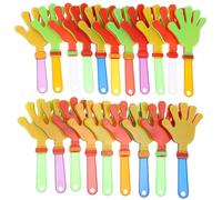 WLIHDB Clap de Mains en Plastique, matériau épais et résistant, Couleurs Vives, Fabricant d'applaudissements, Accessoire Joie Amusant for fête, 15 pièces pour Fêtes