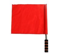 WLIHDB Drapeau De L'Arbitre De Football 5pcs Referee Flags - Waterproof Assistant Linesman with Anti-Slip Grip for Football/Rugby/Sports Match pour Les Matchs(Red)
