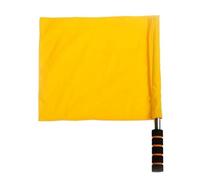 WLIHDB Drapeau De L'Arbitre De Football 5pcs Referee Flags - Waterproof Assistant Linesman with Anti-Slip Grip for Football/Rugby/Sports Match pour Les Matchs(Yellow)