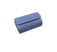 WLIHDB éTui à Montre Enroulable Lot de 2 boîtes à montres en cuir 1/2/3 compartiments, noir, marron, bleu, tendance Pour Montres-Bracelets Et Montres ConnectéEs(2-Slot Blue)