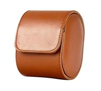 WLIHDB éTui à Montre Enroulable Lot de 2 boîtes à montres en cuir PU for hommes et femmes, organiseur bijoux, bagues colliers, 1 emplacement Pour Montres-Bracelets Et Montres ConnectéEs