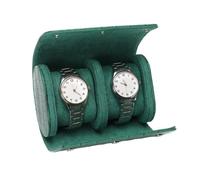 WLIHDB éTui à Montre Enroulable Lot de 2 étuis rangement for montres en cuir vintage, résistants aux chocs, for la maison ou les voyages Pour Montres-Bracelets Et Montres ConnectéEs(2 epitopes)