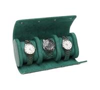 WLIHDB éTui à Montre Enroulable Lot de 2 étuis rangement for montres en cuir vintage, résistants aux chocs, for la maison ou les voyages Pour Montres-Bracelets Et Montres ConnectéEs(3 epitopes)