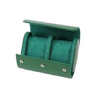 WLIHDB éTui à Montre Enroulable Lot de 2 étuis rangement for montres, portables, 1/2/3 emplacements, en cuir, style vintage Pour Montres-Bracelets Et Montres ConnectéEs(M)