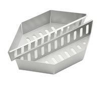 WLIHDB Paniers à Charbon Porte-Panier à Charbon de Bois, paniers for briquettes, copeaux, boîte, Plateau conteneur for Gril, Accessoires Barbecue pour Les Grillades Au Charbon(0.6mm Thick)