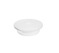 WLIHDB Plateau Tournant Pour GâTeaux Kit d'outils de décoration gâteaux comprenant un plateau tournant en plastique, lisseur à glaçage/spatule et niveleur Pour GâTeaux(WHITE)