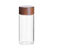 WLIHDB Pot à Grains De Café En Verre 10pcs Mini Glass Bottles Transparent Tea Coffee Beans Storage Container Pour Thé Grains De Café(S-10ml)