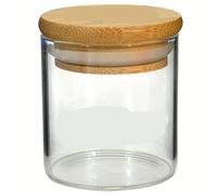 WLIHDB Pot à Grains De Café En Verre 3pcs Glass Storage Jars With Airtight Lid For Serving Tea, Coffee Beans, Spice Pour Thé Grains De Café
