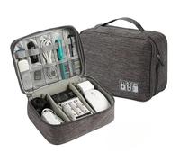 WLIHDB Sac Organisateur De CâBles Lot de 2 Sacs Rangement for câbles, Organiseur numérique électronique étanche, Portable, USB, Chargeur, Prise Voyage pour CâBles(Color 3)