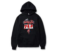 WLIN 90S Japonais Anime Akira Synthwave Sweat À Capuche Printemps Automne Hommes Mode Sweats À Capuche Homme Hipster Lâche Fitness Style À Capuche