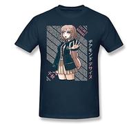 WLIN Chiaki Nanami Super Anime Vêtements Design Danganronpa Ultra Désespoir Filles Manga T-Shirt Hommes Coton T-Shirt Harajuku Streetwear
