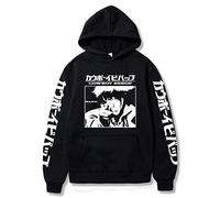 WLIN Felpe Con Cappuccio Da Cowboy Bebop Anime Harajuku Cool Spike Spiegel Jet Black Manga Streetwear Felpe Invernali Unisex A Maniche Lunghe Oversize