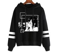 WLIN Mon Héros Académique Sweat À Capuche Tsuyu Asui Froppy Anime Manga Noir Sweat À Capuche Hauts Vêtements