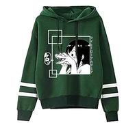WLIN Mon Héros Académique Sweat À Capuche Tsuyu Asui Froppy Anime Manga Noir Sweat À Capuche Hauts Vêtements