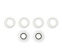 Wlinfetity 4 roues de guidage avec 2 poulies pour nettoyeur de piscine Dolphin CC Plus, compatible avec M200 M400 M500 et Premier DX3 DX4 DX6, pièces d'équipement de piscine et accessoires