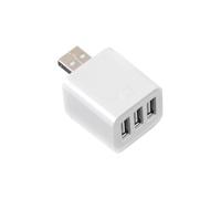 Wlinfetity Adaptateur USB intelligent 1-3 interrupteurs pour application Tuya et Zigbee Télécommande compatible avec Alexa Voice Control Blanc
