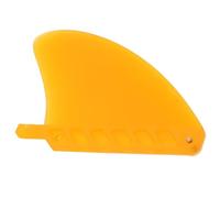 Wlinfetity Aileron de queue de planche de surf en caoutchouc souple TPU, grande pièce d'équilibre d'eau, 18,5 x 14 cm, compatible avec les planches de surf en PVC, noir/jaune/vert
