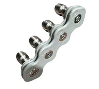 Wlinfetity Buse de nettoyeur haute pression à 4 rangées avec angles de jet 0° 15° 25° 40° pour un nettoyage efficace de la saleté et de l'herbe sur les terrasses, les allées et les façades, design en