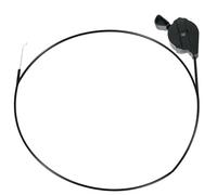 Wlinfetity Câble d'accélérateur pour tondeuse à gazon Bosch, commande à levier de 183 cm, extrémité en zigzag réglable, compatible avec différentes configurations de tondeuse à gazon