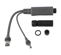Wlinfetity Câble d'alimentation Poe pour Starlink Gen pour Mini, étanche IP68, adaptateur d'alimentation non standard, sortie 48 V 2,5 A, transmission jusqu'à 100 m, gris (non standard pour Poe+)
