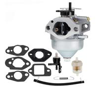 Wlinfetity Carburateur pour moteurs Honda GCV160A GCV160LA GCV160LA0, starter manuel, compatible avec 16100-Z0L-853, construction métallique, joints et kit robinet