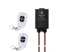 Wlinfetity Commutateur de relais sans fil pour systèmes DC 12 V, IP65 30 A, relais de télécommande à usage général (B)