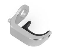 Wlinfetity Crochet de boucle en E en alliage d'aluminium 6061 pour Brompton pliable pour vélo, usiné CNC, support de fourche avant léger, compatible avec cadre sans garde-boue, 60 mm, noir