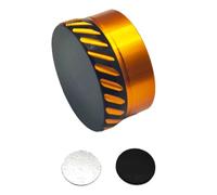 Wlinfetity DAIWA Bouton de réglage fin pour moulinet de pêche DAIWA en alliage d'aluminium mécanique modifié 1,58 g avec joints, compatible avec les séries STEEZ, ZILLION, ALPHAS, TATULA (noir et