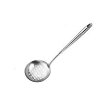 Wlinfetity Ensemble d'ustensiles de cuisine en acier inoxydable 316L - Spatule fendue, louche, cuillère à frire et passoire, poignées creuses résistantes à la chaleur, construction monobloc sans