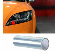 Wlinfetity Film Protection Phare Voiture 40x120cm Transparent PVC Wrap Autocollant Autocollant pour SUV Camion Moto Brillant Transparent Lens Protector