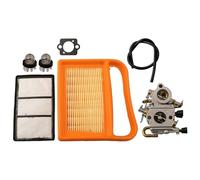 Wlinfetity Kit carburateur pour scie à béton TS420 TS410 TS410Z TS420Z Remplace C1Q-S118 & 4238 120 0600 avec filtre à air et filtre à carburant