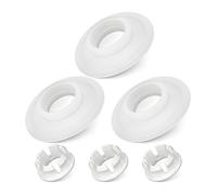 Wlinfetity Lot de 3 joints d'étanchéité en silicone pour valve de vidange de toilettes Ideal Standard SV01967, joints étanches compatibles avec modèle SV01967, blanc ou noir