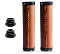 Wlinfetity Mountain Lot de 2 poignées de guidon pliables en polyuréthane + ABS avec verrou en alliage d'aluminium, design ergonomique pour guidon de 22,2 mm, texture gecko antidérapante, noir