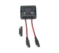 Wlinfetity MPPT Régulateur de charge solaire 10 A 12 V IP67 étanche, contrôleur de charge solaire pour batteries AGM gel au lithium humide, indicateur d'état LED, fonctions de protection, connexion