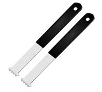 Wlinfetity Outil de démontage de pavé avec double crochets pour soulever des briques et des pierres imbriquées, extracteur de pavés de jardin et patio