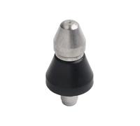 Wlinfetity Outil de nettoyage d'égout pour nettoyeur haute pression, buse en acier inoxydable de 5000 psi avec design à 6 trous et connexion rapide 1/4 pour le nettoyage des tuyaux