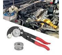 Wlinfetity Pince à cintrer pour tubes en aluminium, acier et laiton 5/16 3/8 3/16 1/4 pouces avec roue de presse en alliage de zinc, capacité de pliage de 90 degrés