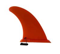 Wlinfetity Planche d'aileron de surf - 21,5 x 18,5 x 3,5 cm - Répartiteur en nylon pour planche de surf et planche à pagaie, aileron central amovible - Accessoire Wave Ride de 22,9 cm