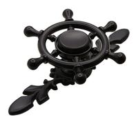 Wlinfetity Poignée de tiroir en alliage de zinc avec bout de doigt rotatif pour meubles de maison et de bureau, antique/noir/chrome brillant/doré, 71mm/118mm/170mm