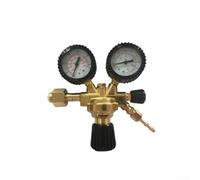 Wlinfetity Réducteur de pression pour gaz de protection Argon/CO₂, boîtier en laiton avec manomètre, pression d'entrée 230 bar, réglable, MIG MAG pour appareils de soudage Wig, jaune
