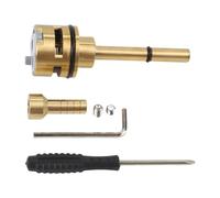 Wlinfetity RP51919 Cartouche inverseur de douche à 6 réglages pour Delta, construction en laiton avec design anti-fuite, compatible avec valves R11000 R22000, doré